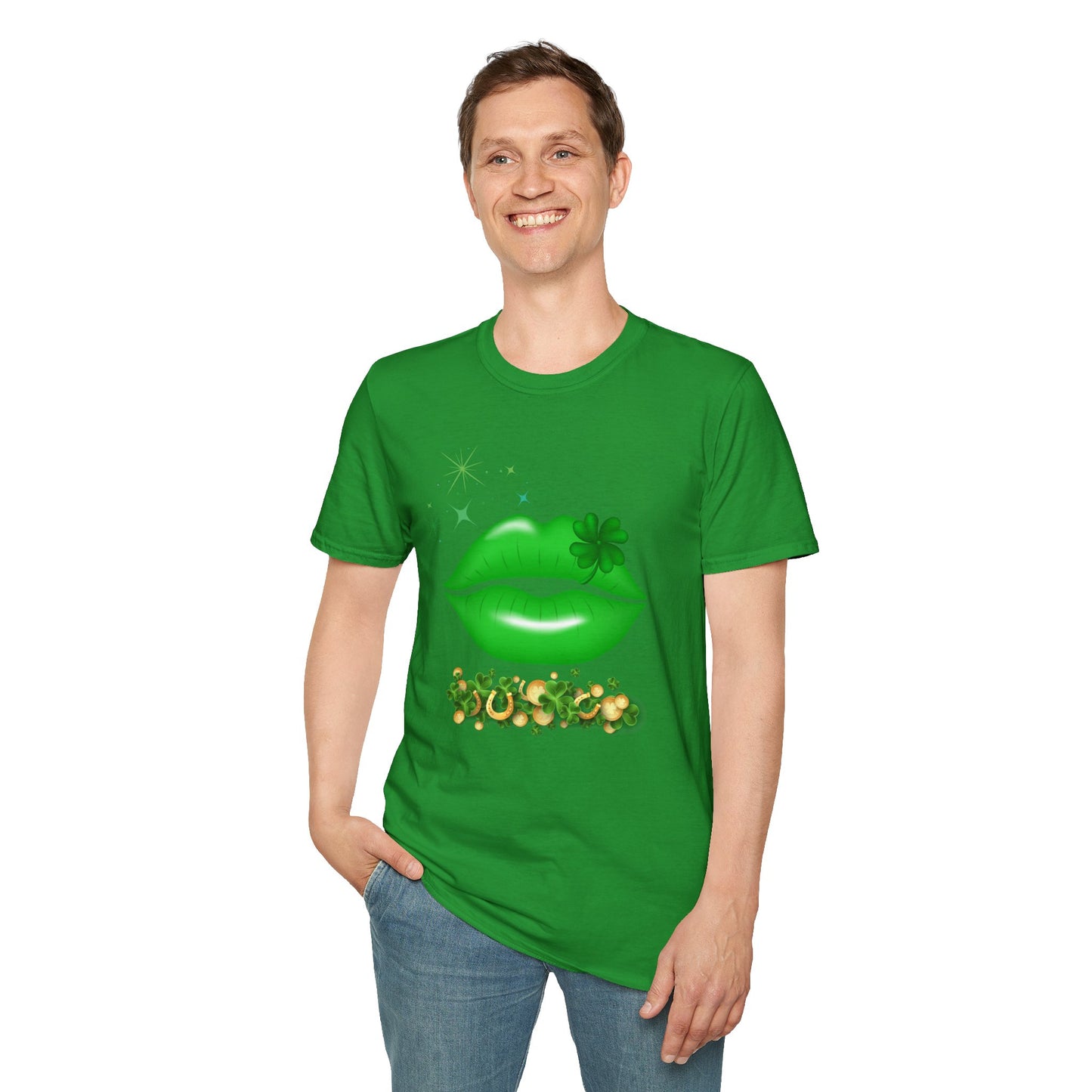 Majica Green Lips