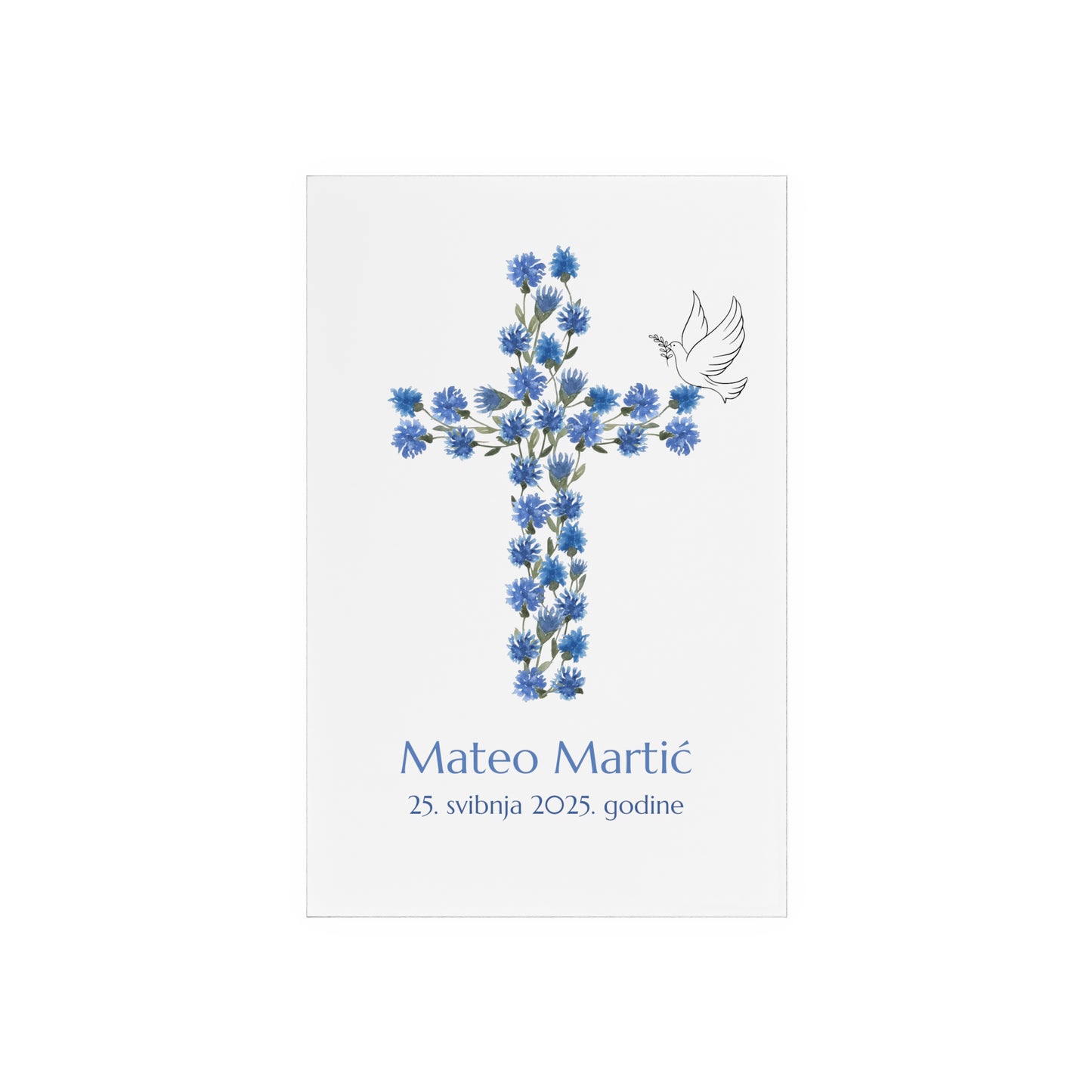 Akrilni znak Krštenje