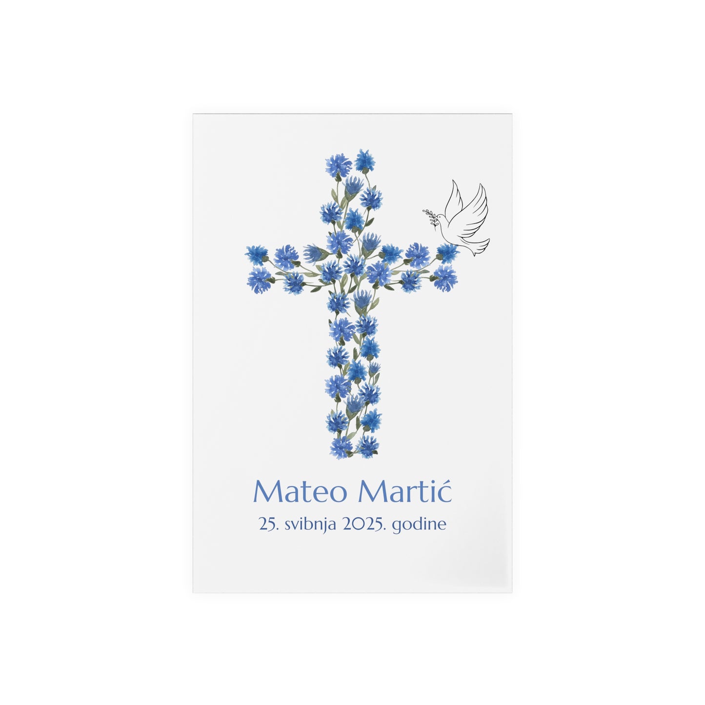 Akrilni znak Krštenje
