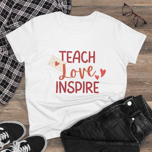 Ženska Majica Teach Love Inspire