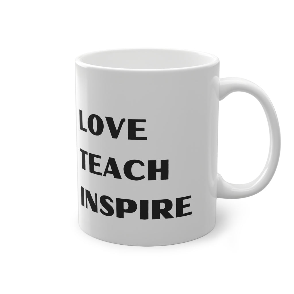 Šalica Love Teach Inspire
