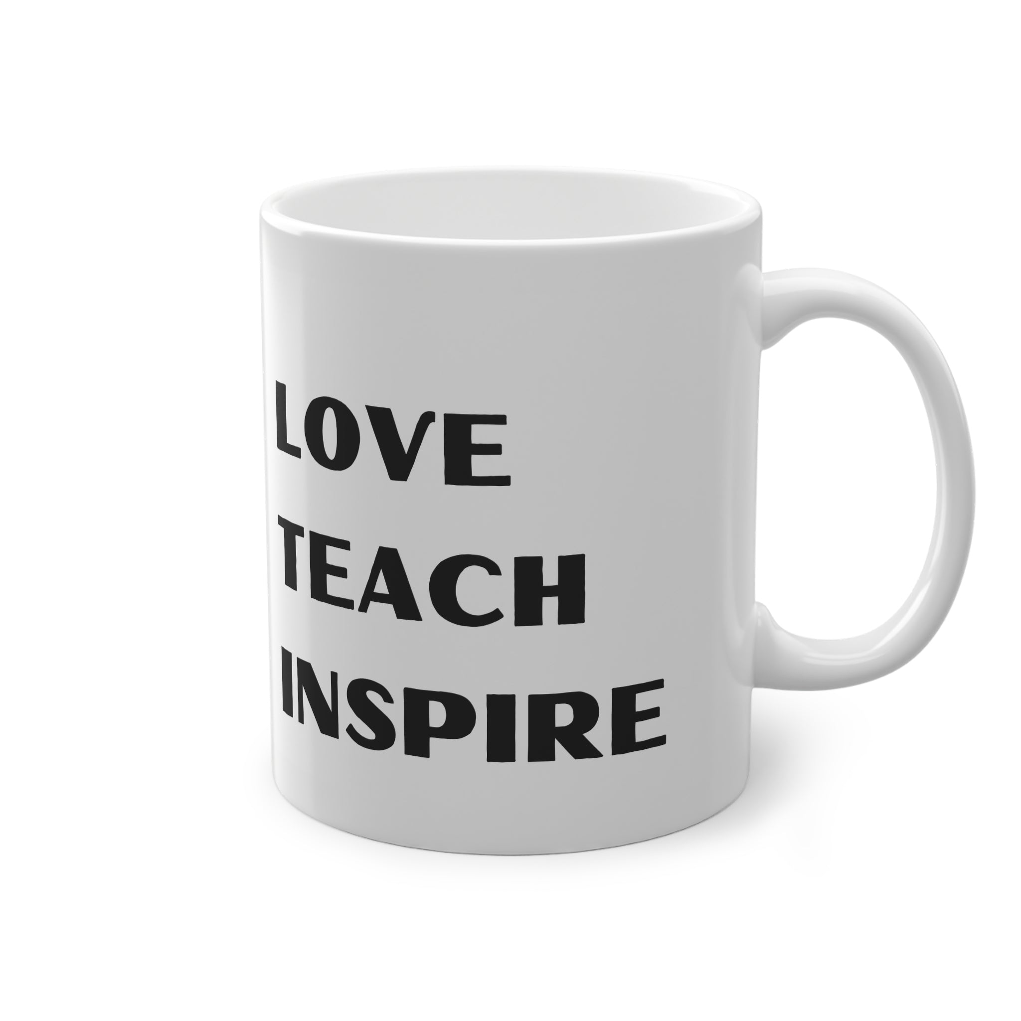 Šalica Love Teach Inspire