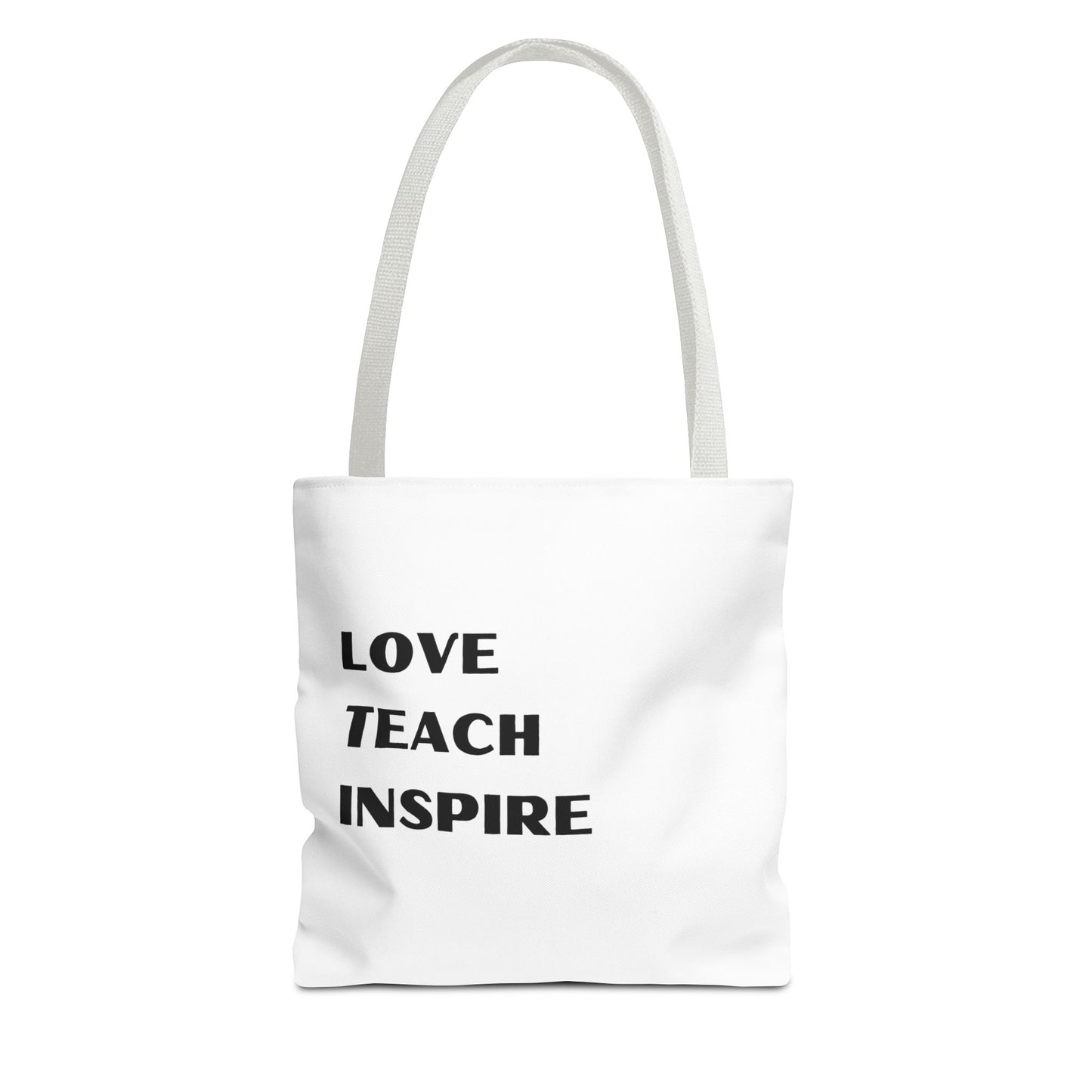 Tote Bag Love Teach Inspire