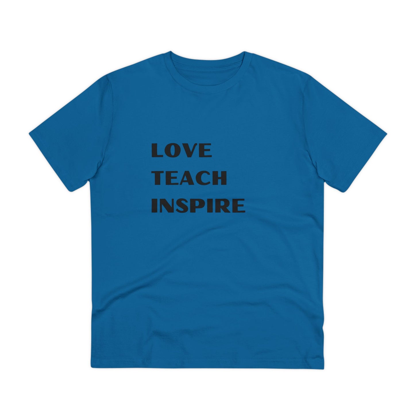 Organic  T-shirt Love Teach Inspire