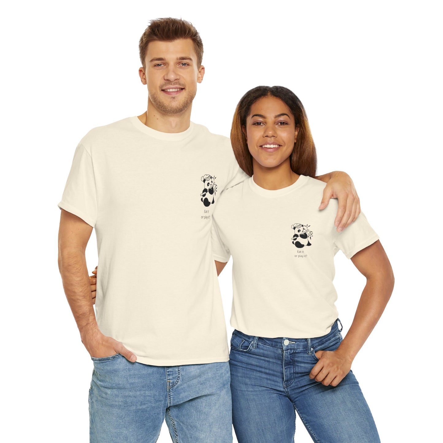 Unisex T-shirt PANDA FLUTE