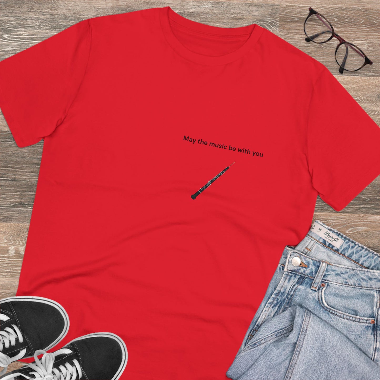 Organic Music Creator T-shirt - Unisex, Oboe Design