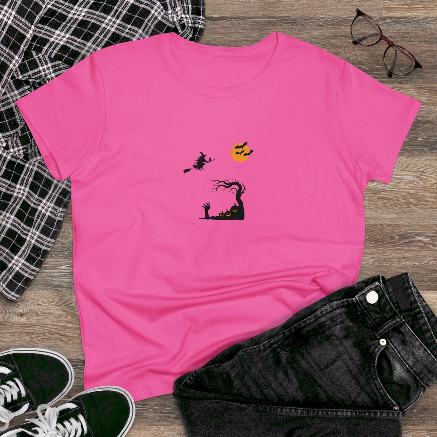 Women's T-shirt HALLOWEEN SMILE