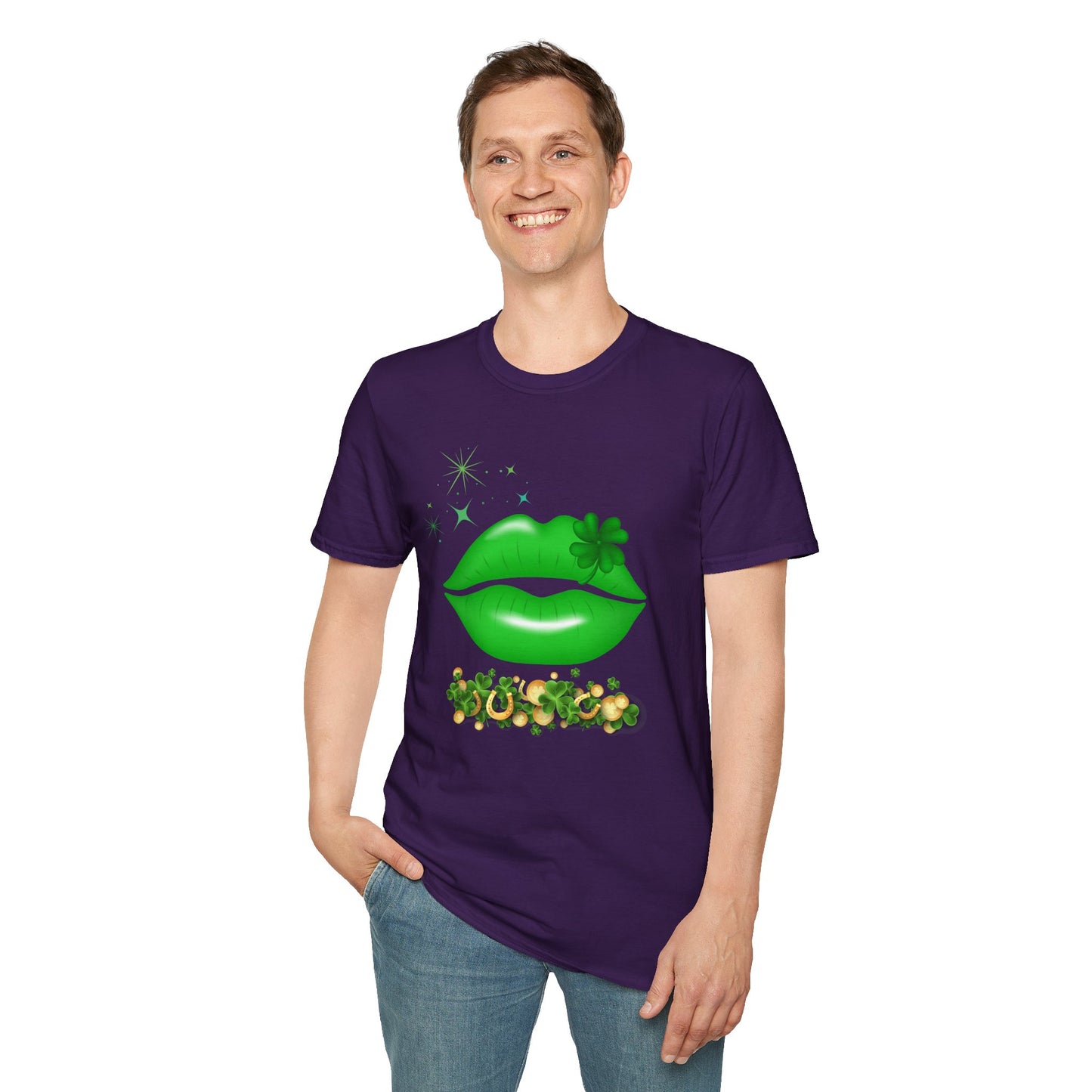 Majica Green Lips