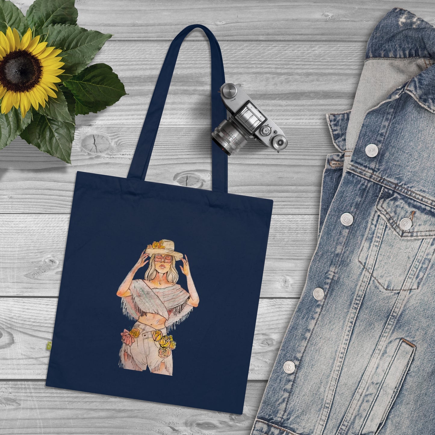 Organic Cotton Tote Bag LIVE LIFE