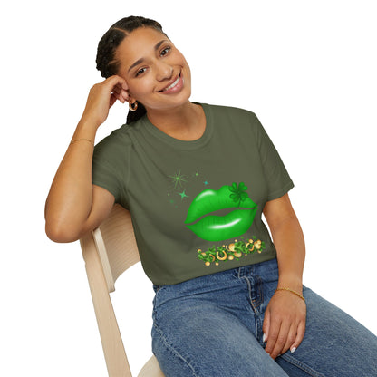 Majica Green Lips