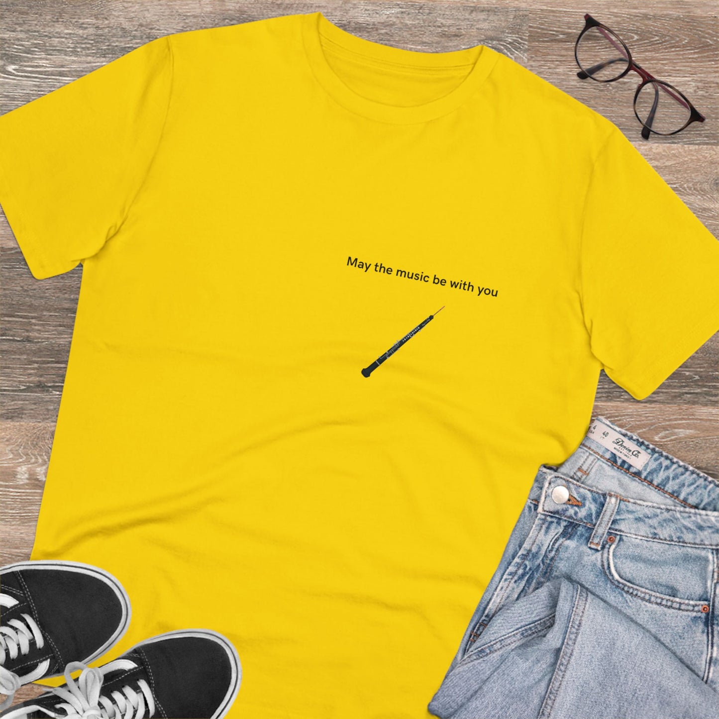 Organic Music Creator T-shirt - Unisex, Oboe Design