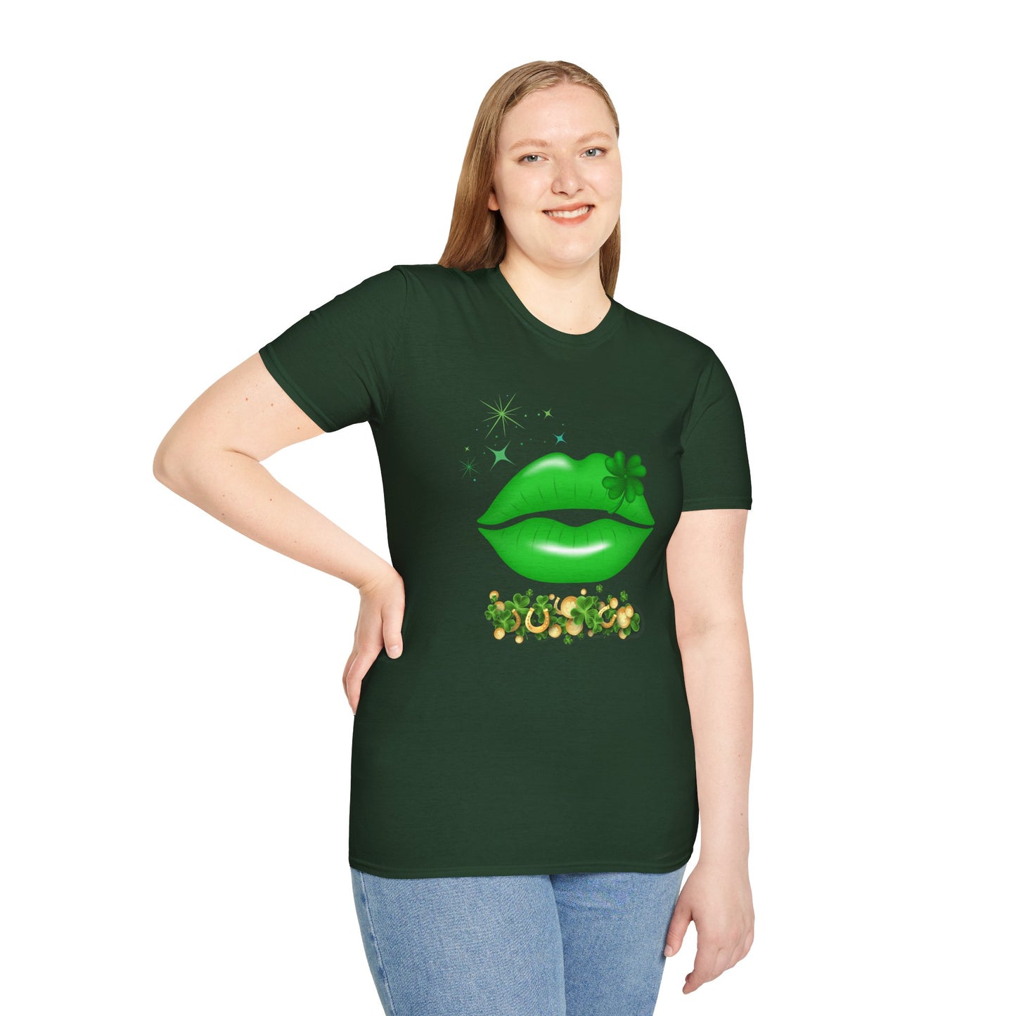 Majica Green Lips