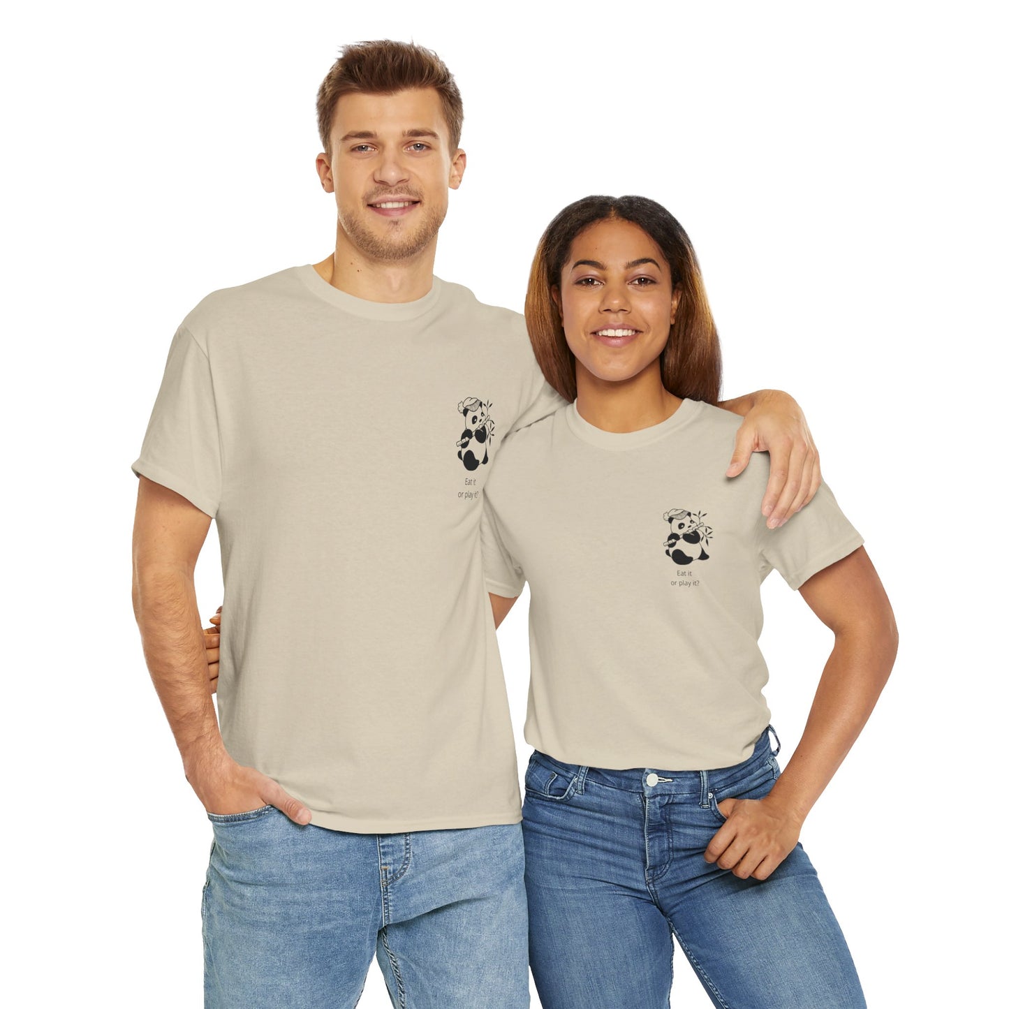 Unisex T-shirt PANDA FLUTE