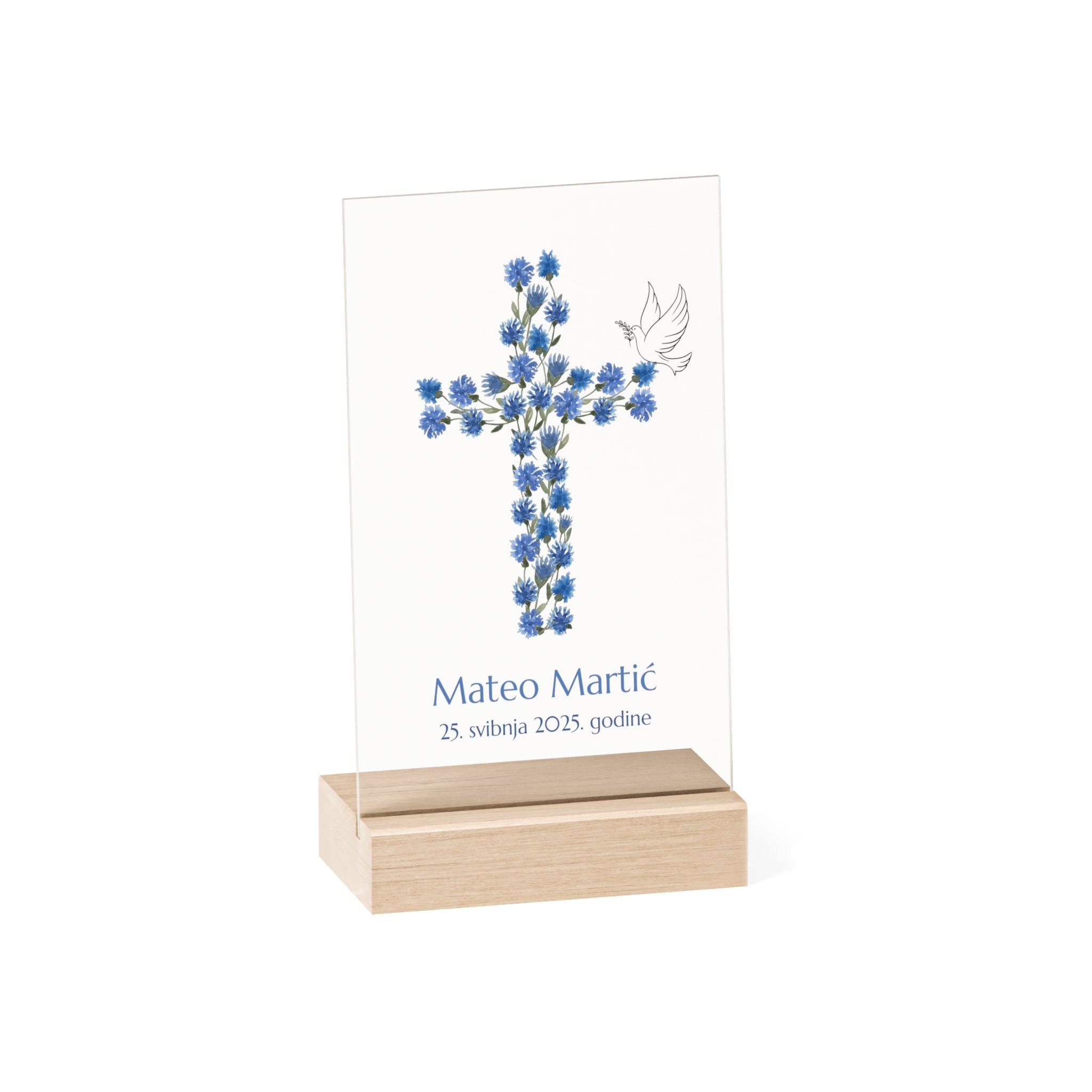 Akrilni znak Krštenje