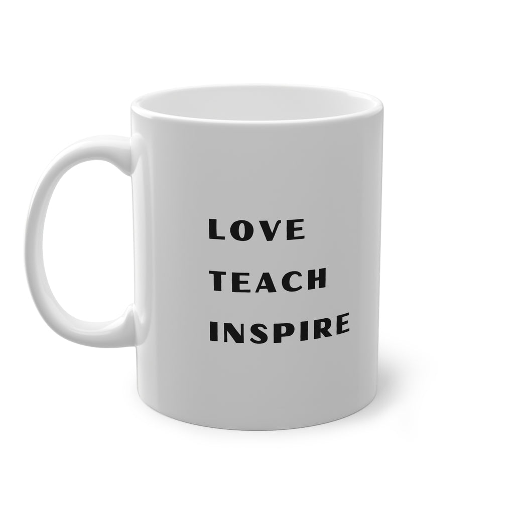 Šalica Love Teach Inspire