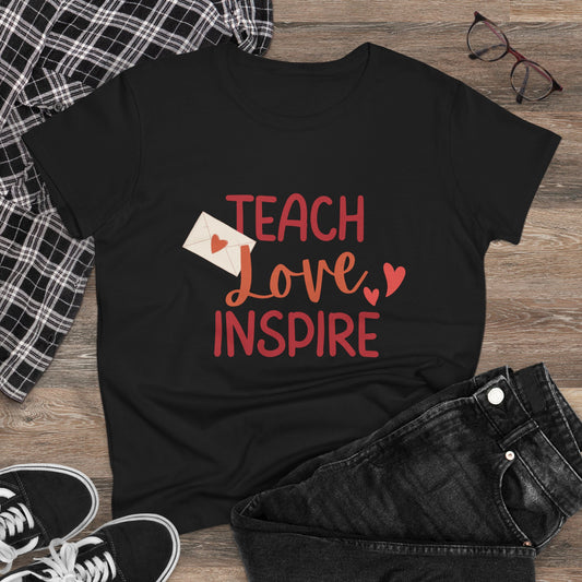 Ženska Majica Teach Love Inspire