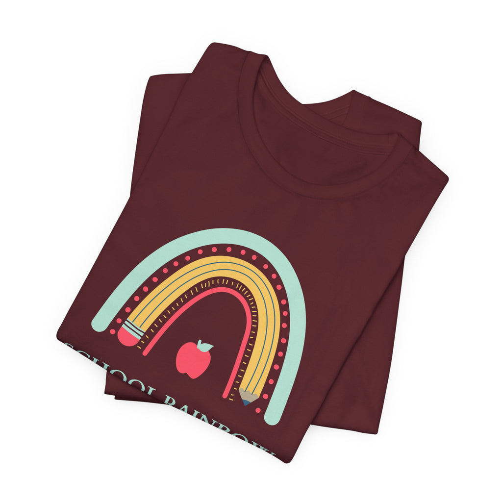 Majica School Rainbow