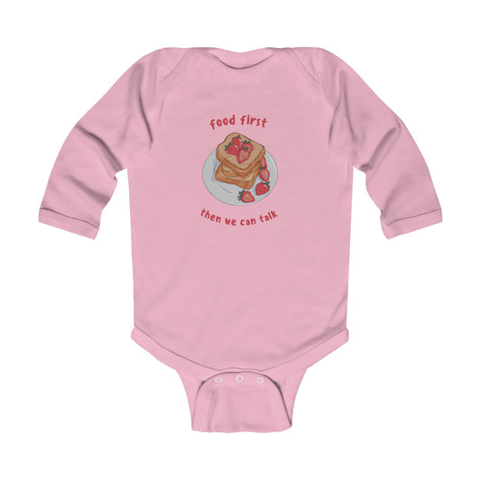 Baby Bodysuit FOOD FIRST