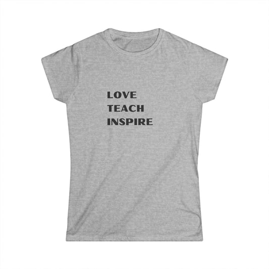 Ženska Majica Love Teach Inspire