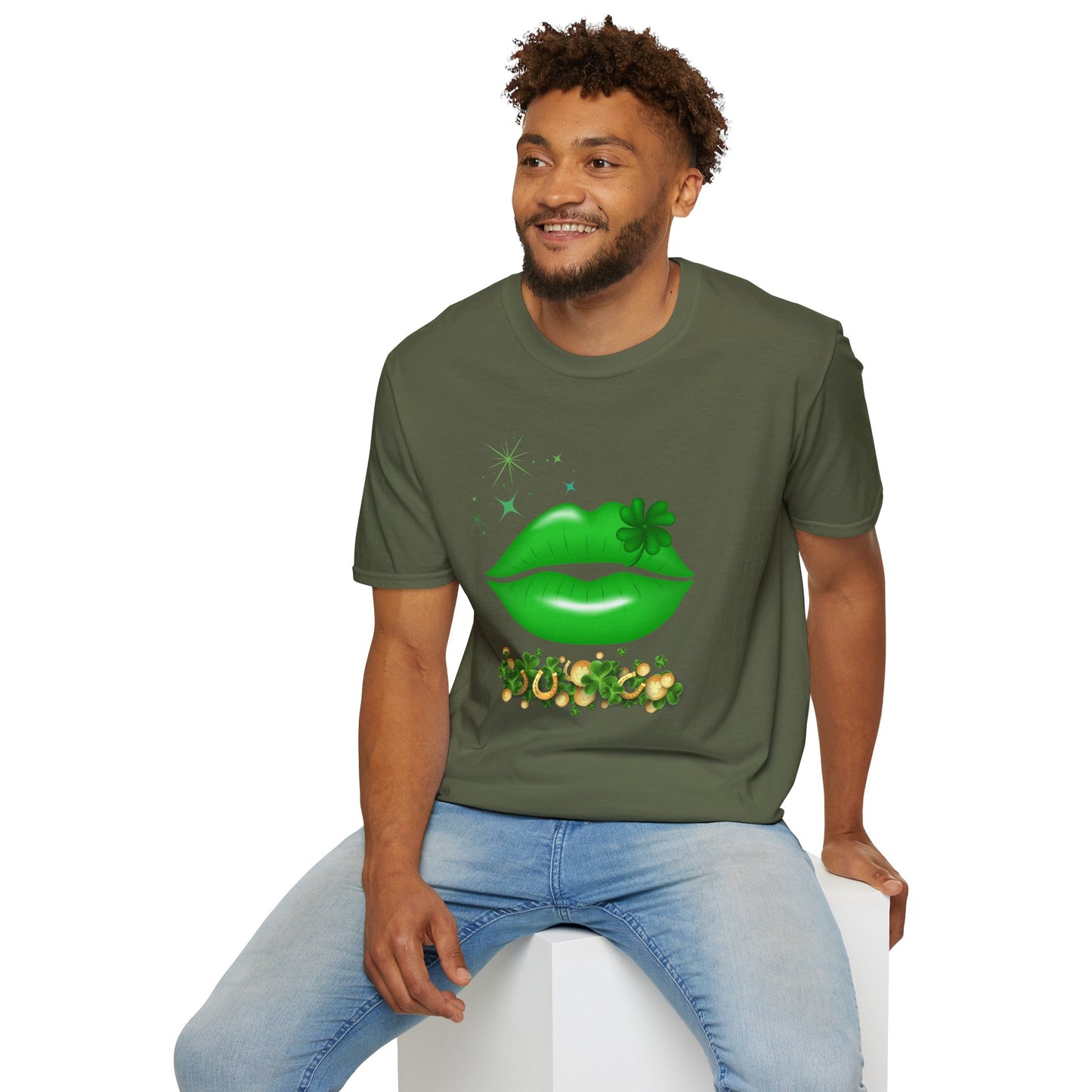 Majica Green Lips