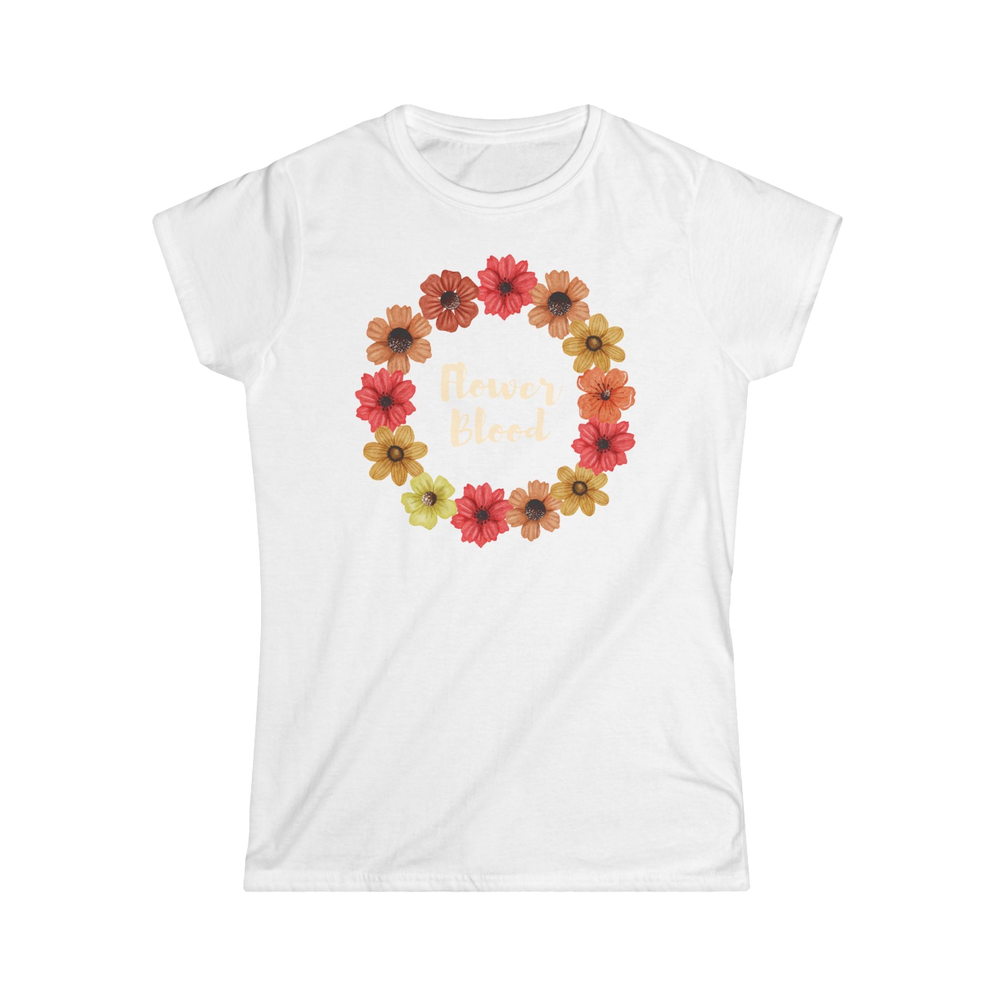 Ženska Majica Cvjetni Vijenac