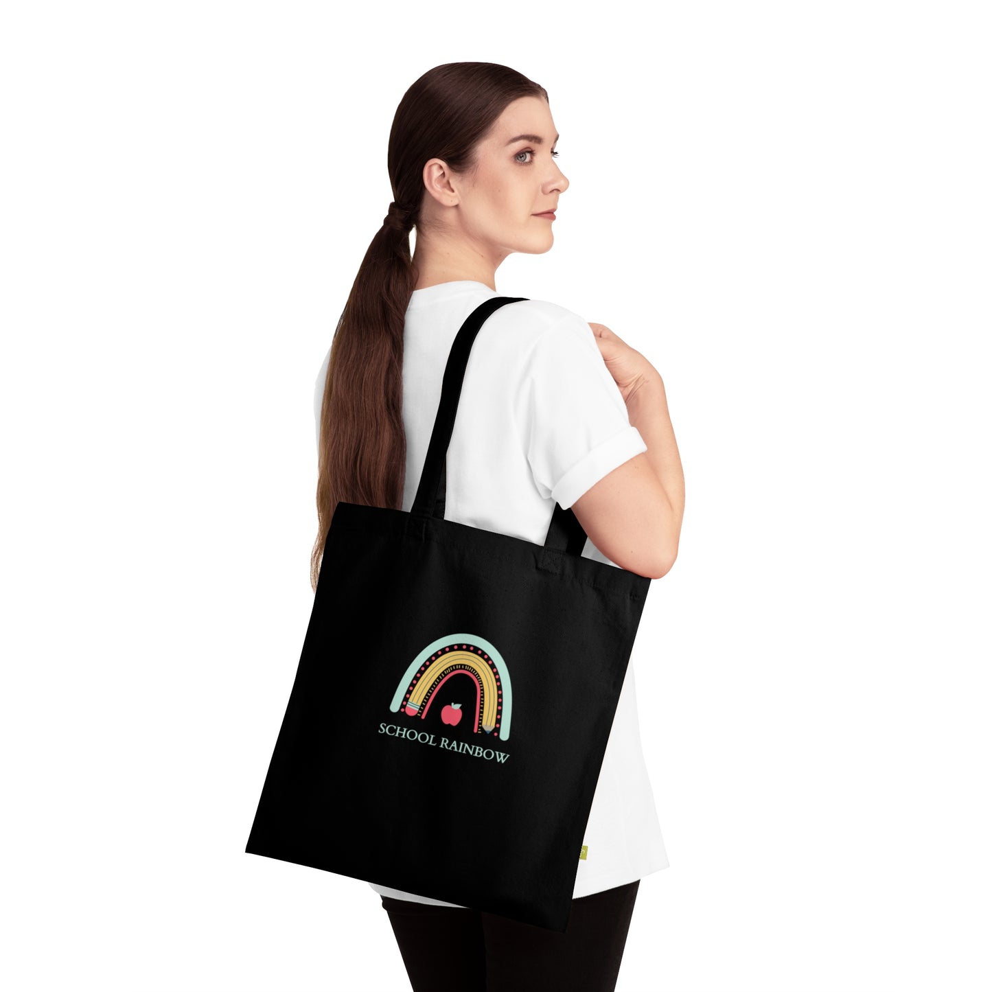 Organic Cotton Tote Bag S. Rainbow