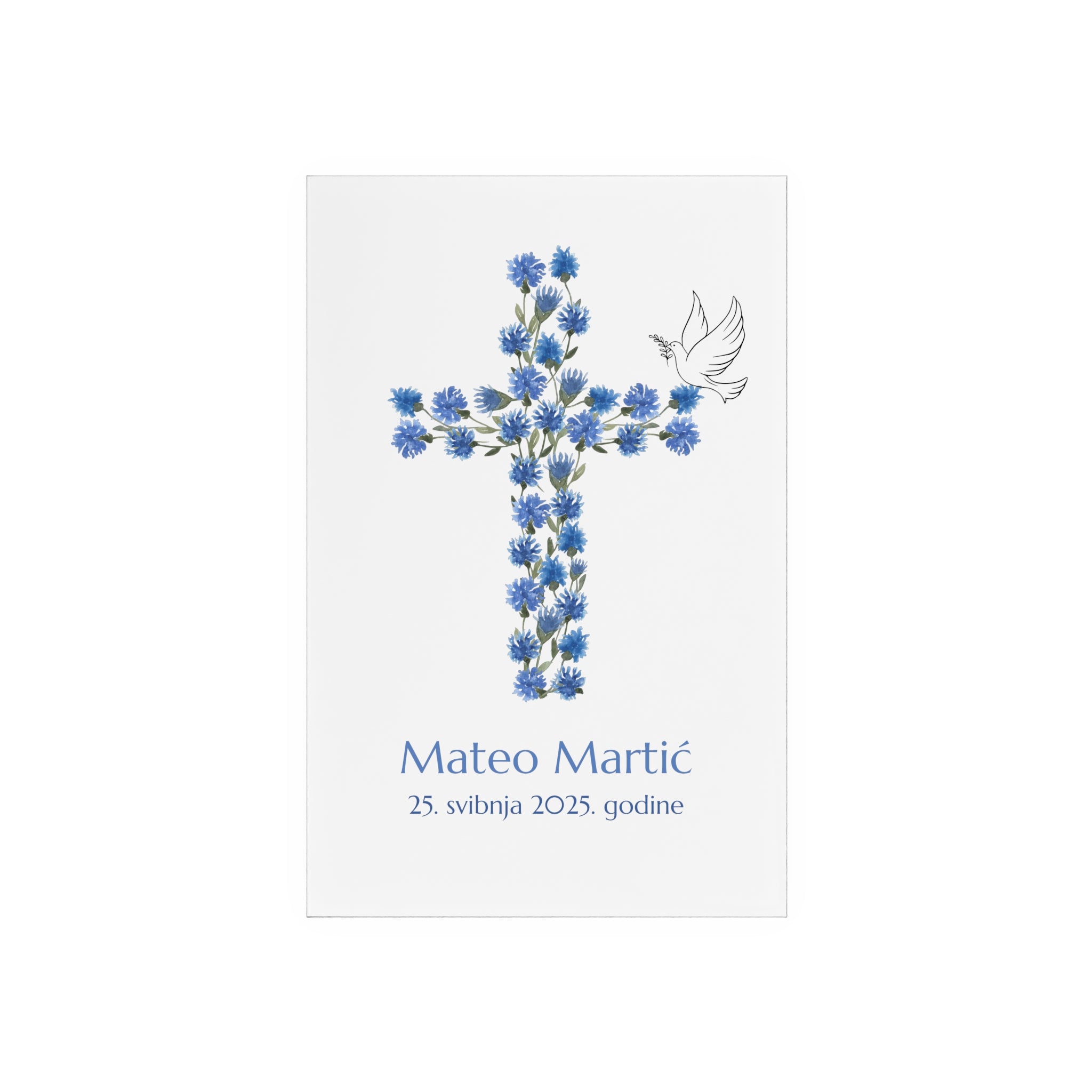 Akrilni znak Krštenje