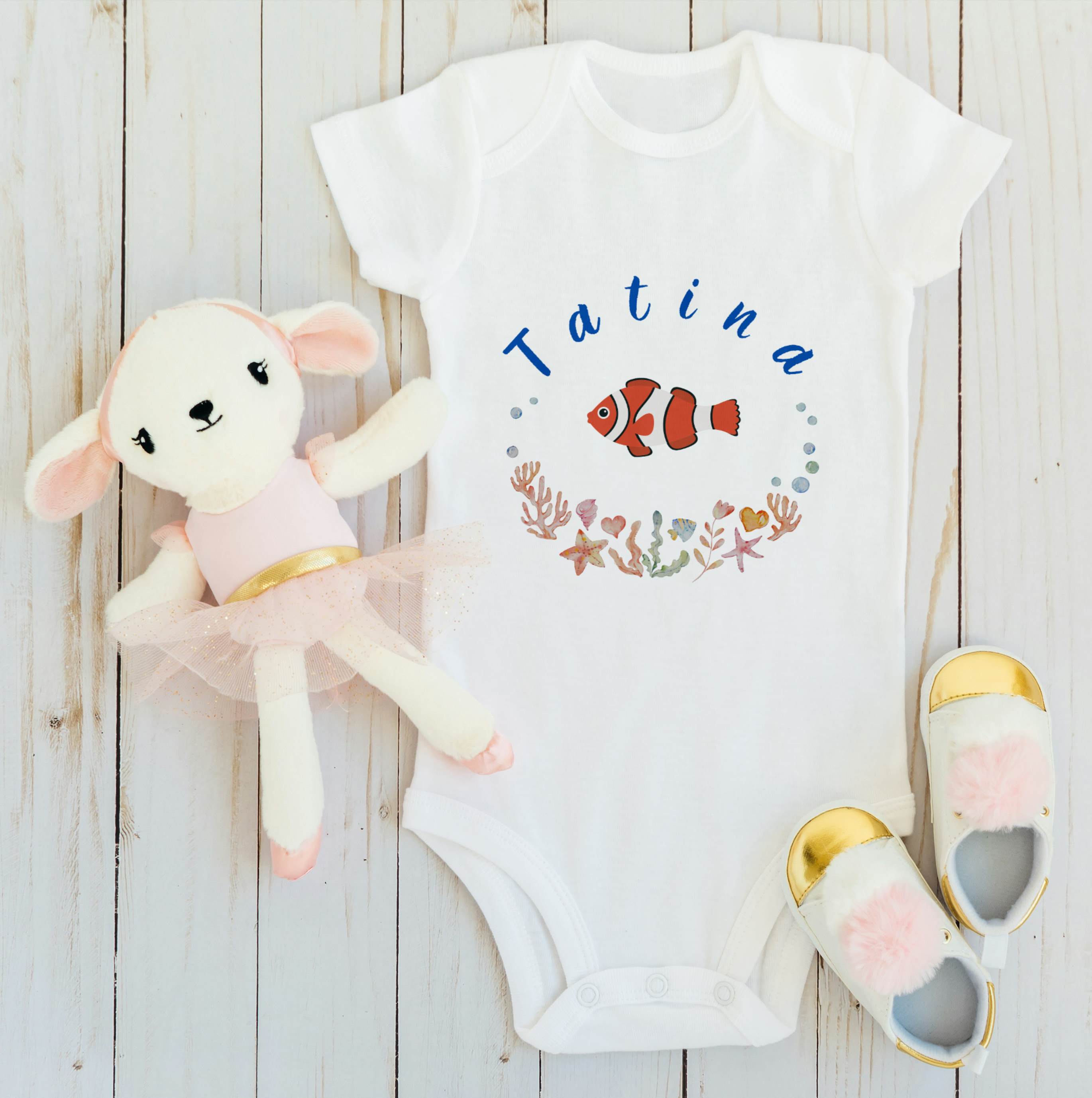 Bodi za bebe Tatina Ribica