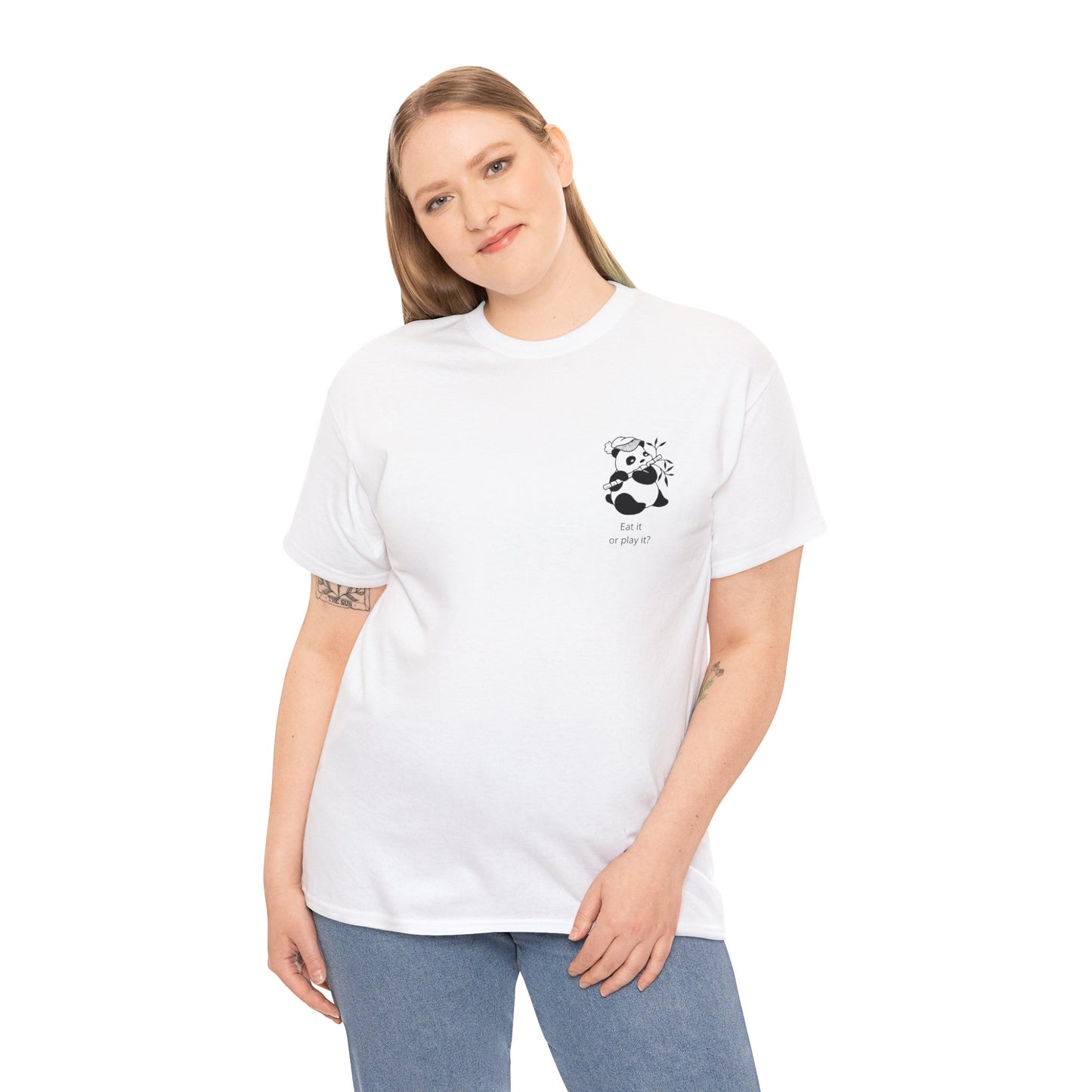 Unisex T-shirt PANDA FLUTE