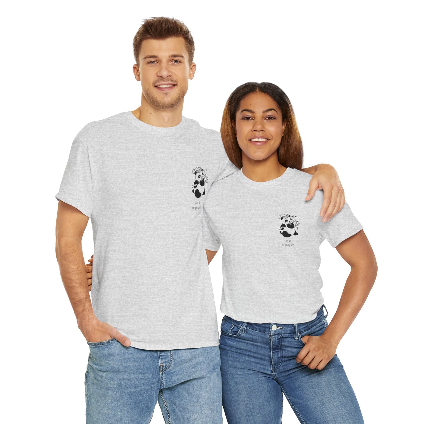 Unisex T-shirt PANDA FLUTE