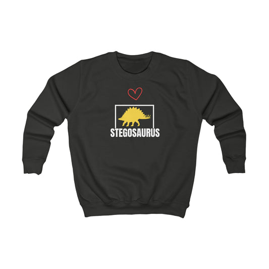 Dječja Majica Dugi Rukav Stegosaurus- Djeca