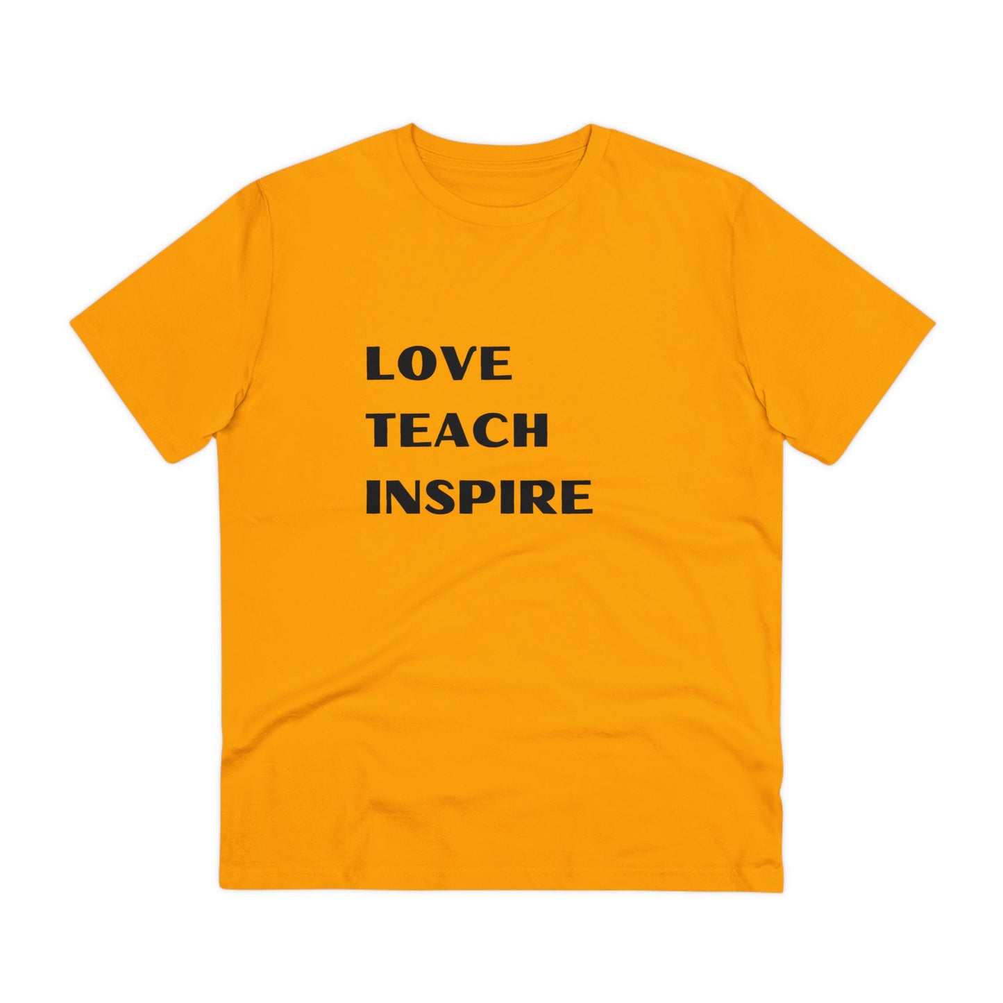 Organic  T-shirt Love Teach Inspire