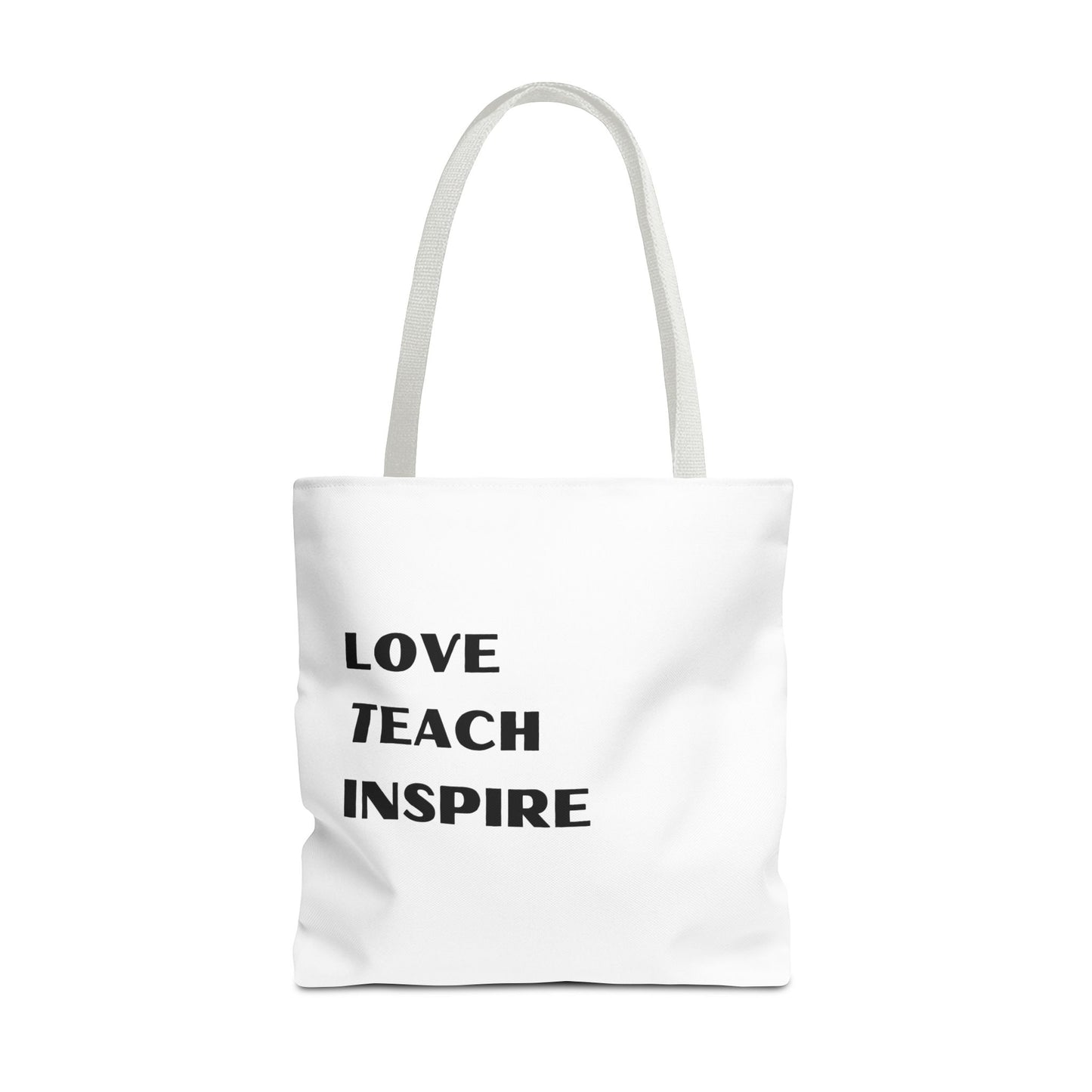 Tote Bag Love Teach Inspire