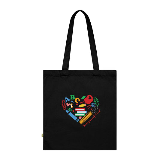 Organic Cotton Tote Bag TEACHING