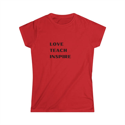 Ženska Majica Love Teach Inspire