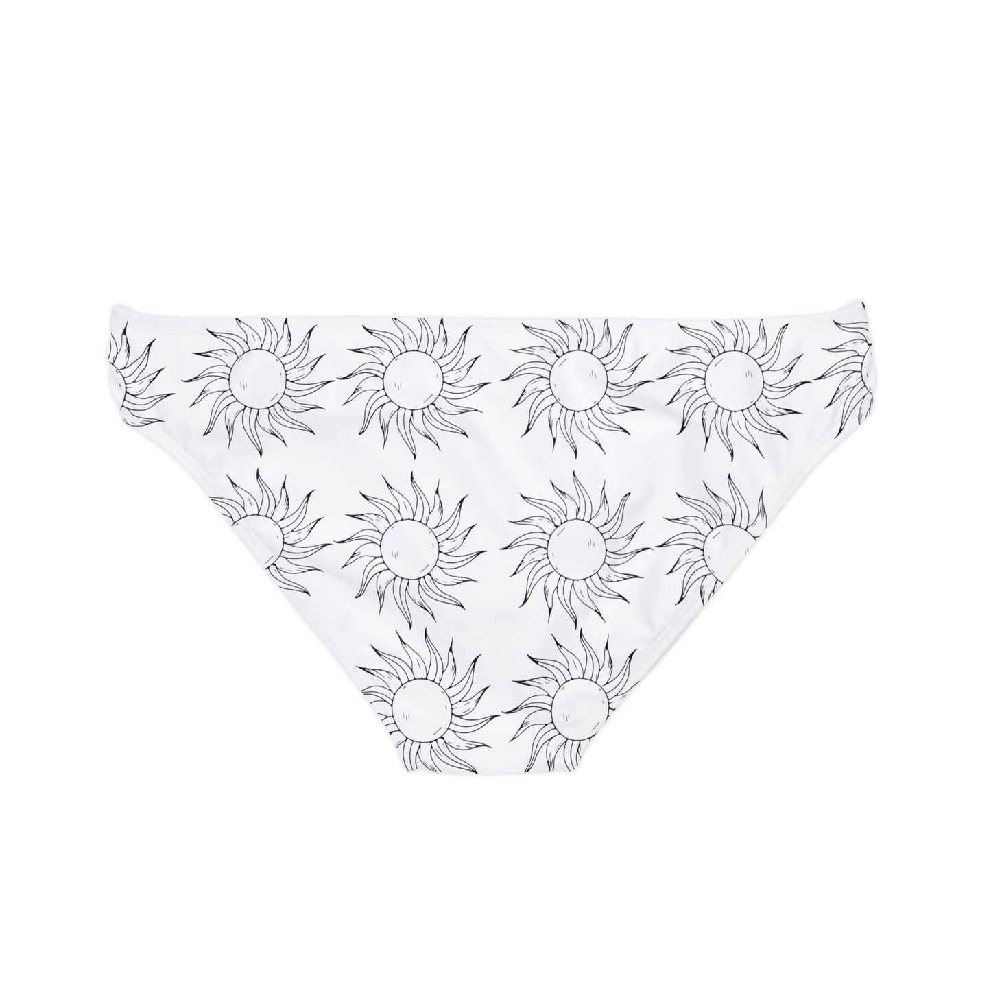 Loop Tie Side Bikini Bottom SUN B&W