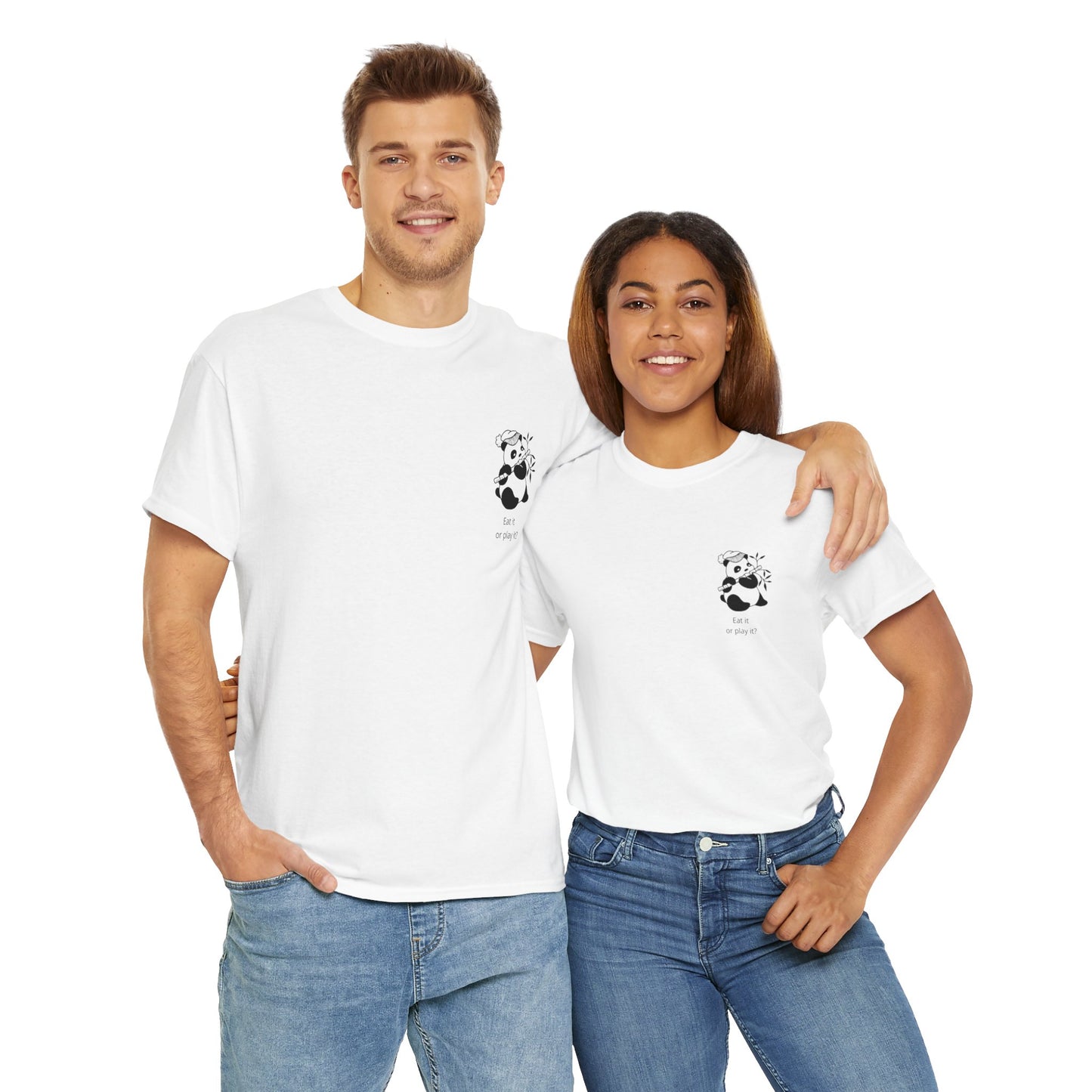 Unisex T-shirt PANDA FLUTE