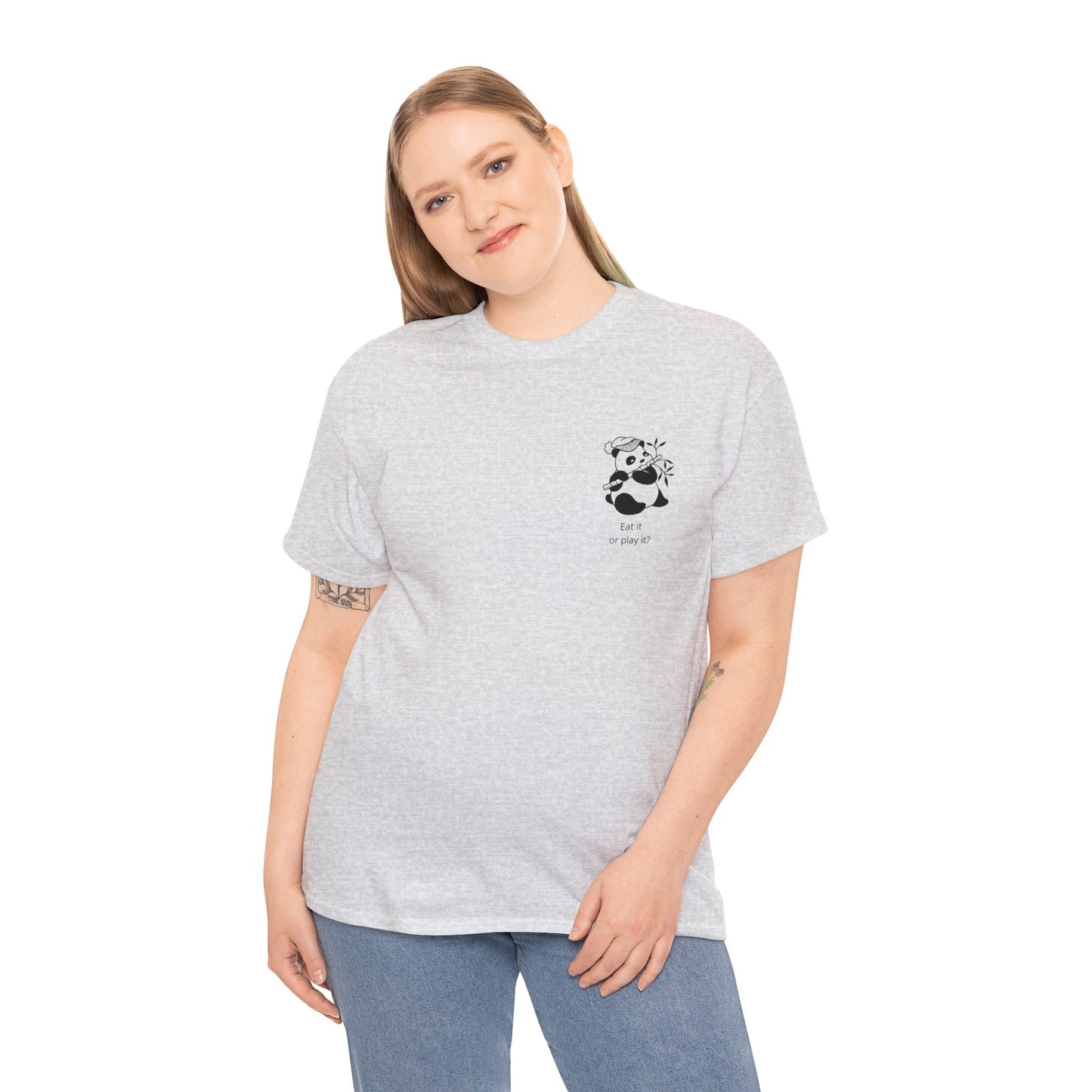 Unisex T-shirt PANDA FLUTE