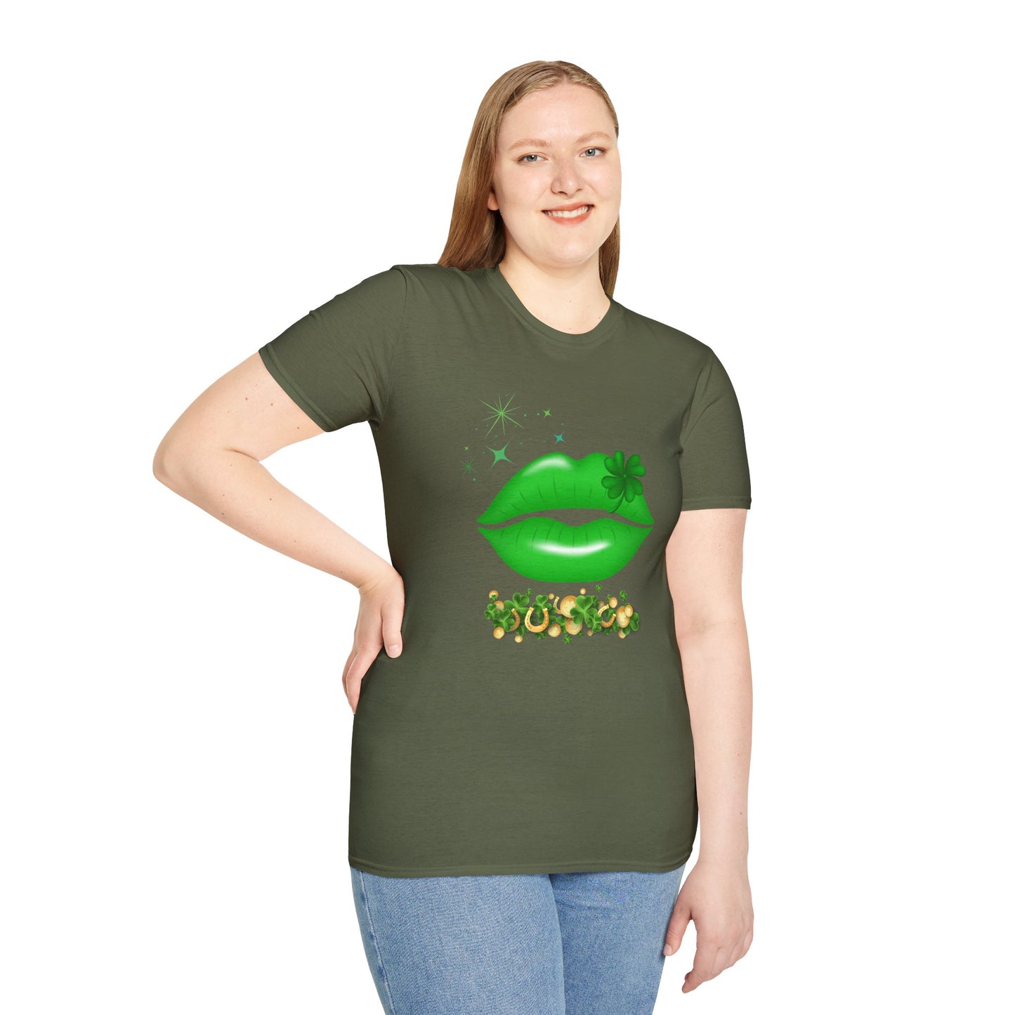 Majica Green Lips