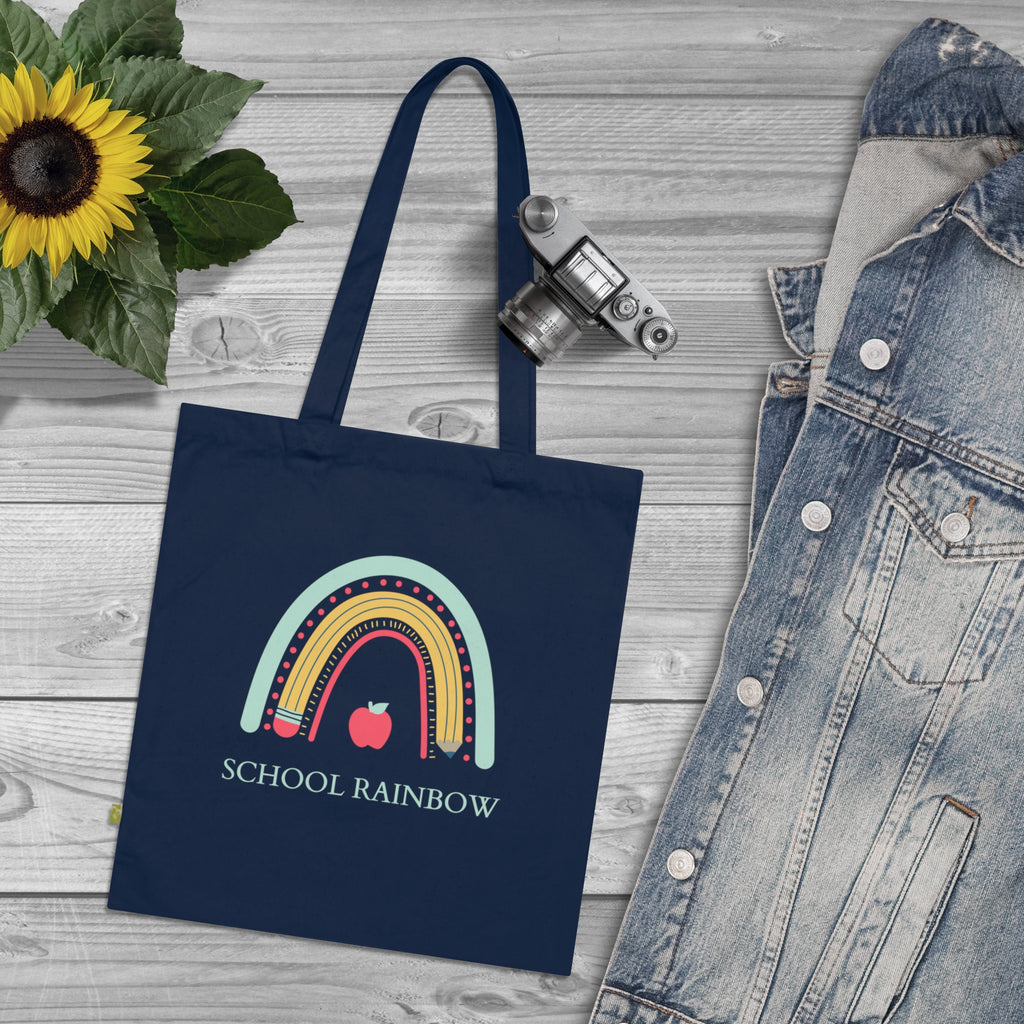 Platnena torba School Rainbow