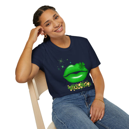 Majica Green Lips