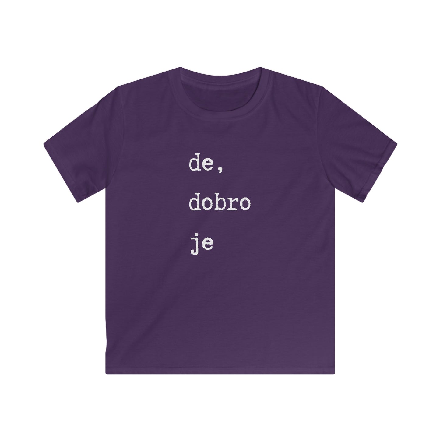 Dječja Majica De Dobro Je