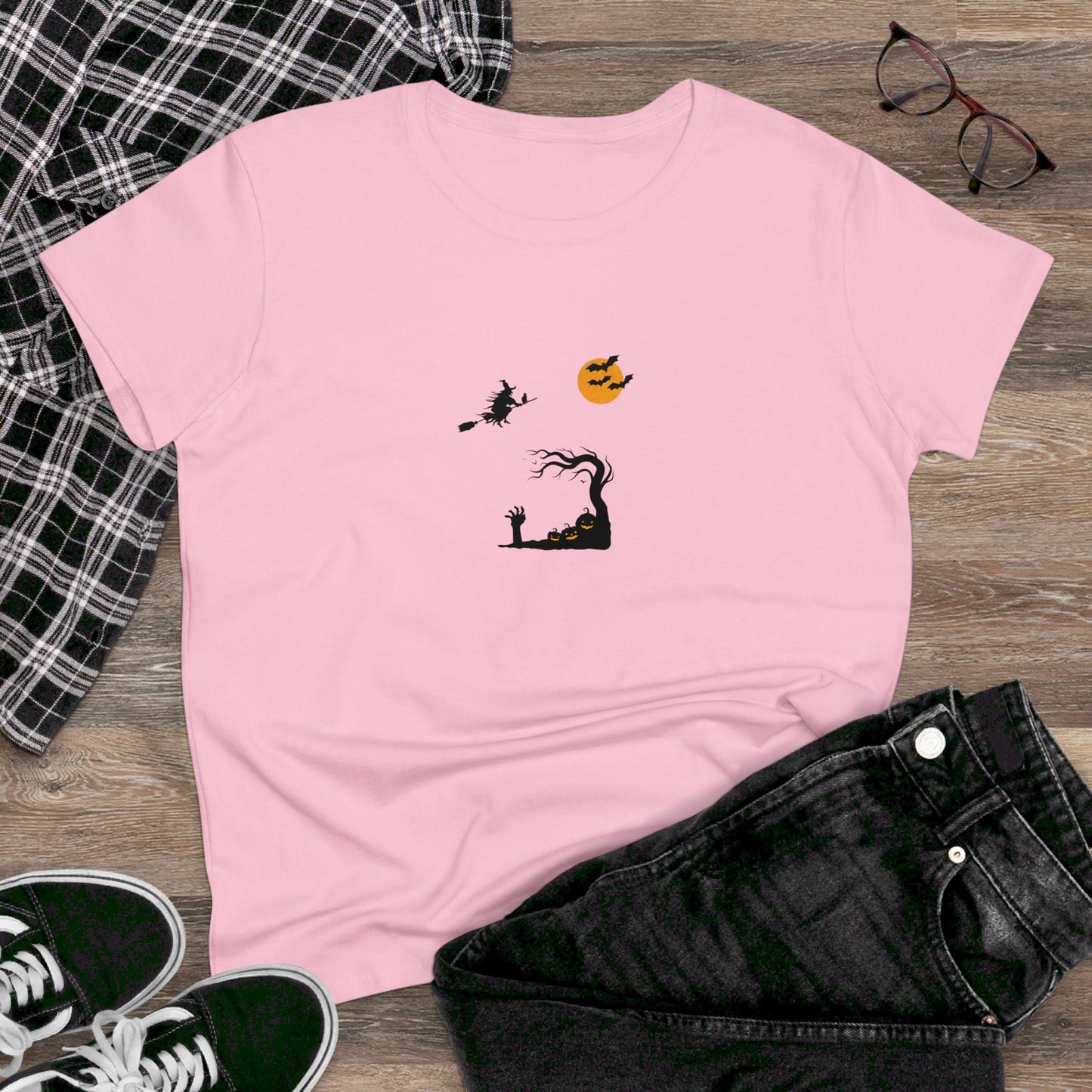 Women's T-shirt HALLOWEEN SMILE