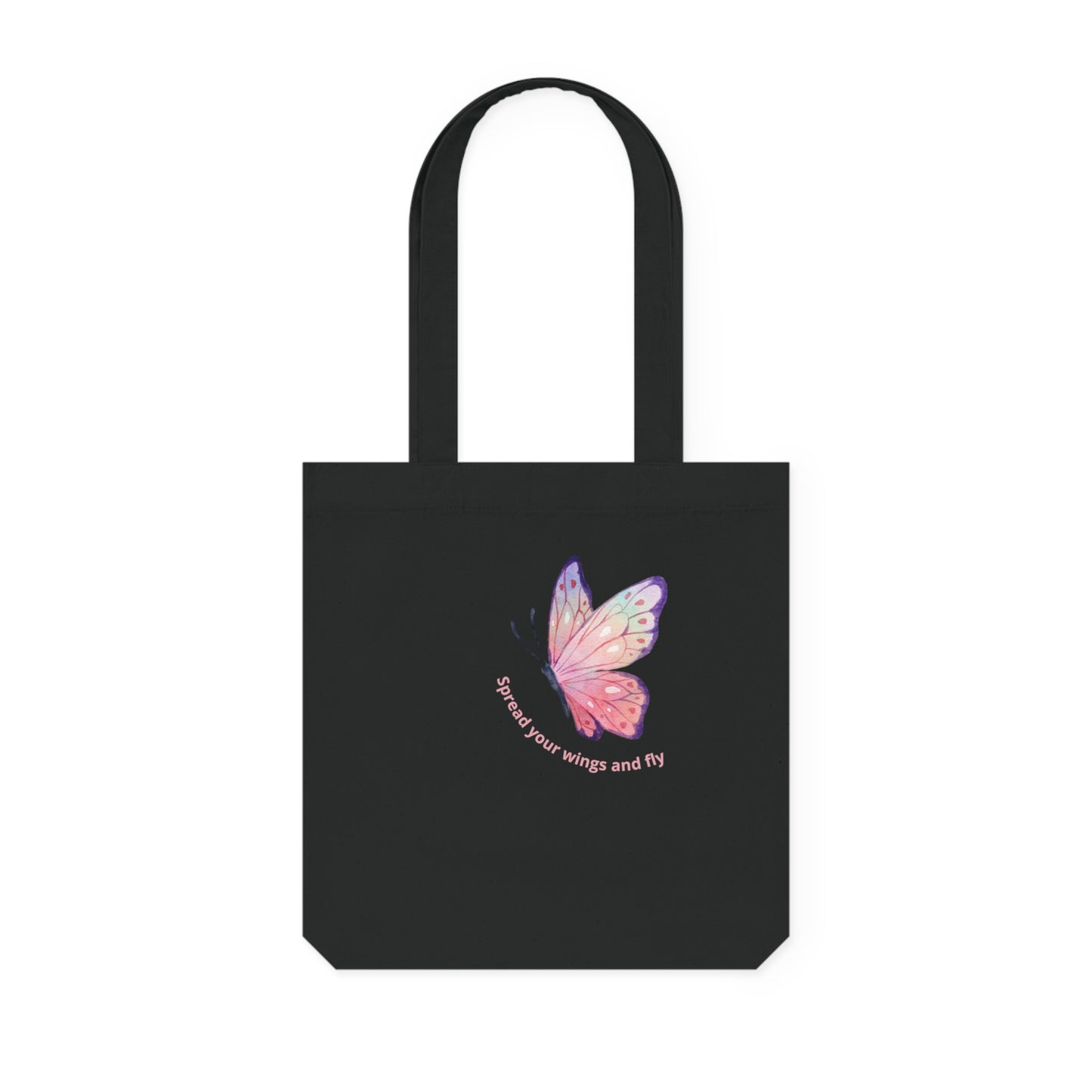 Woven Tote Bag BUTTERFLY