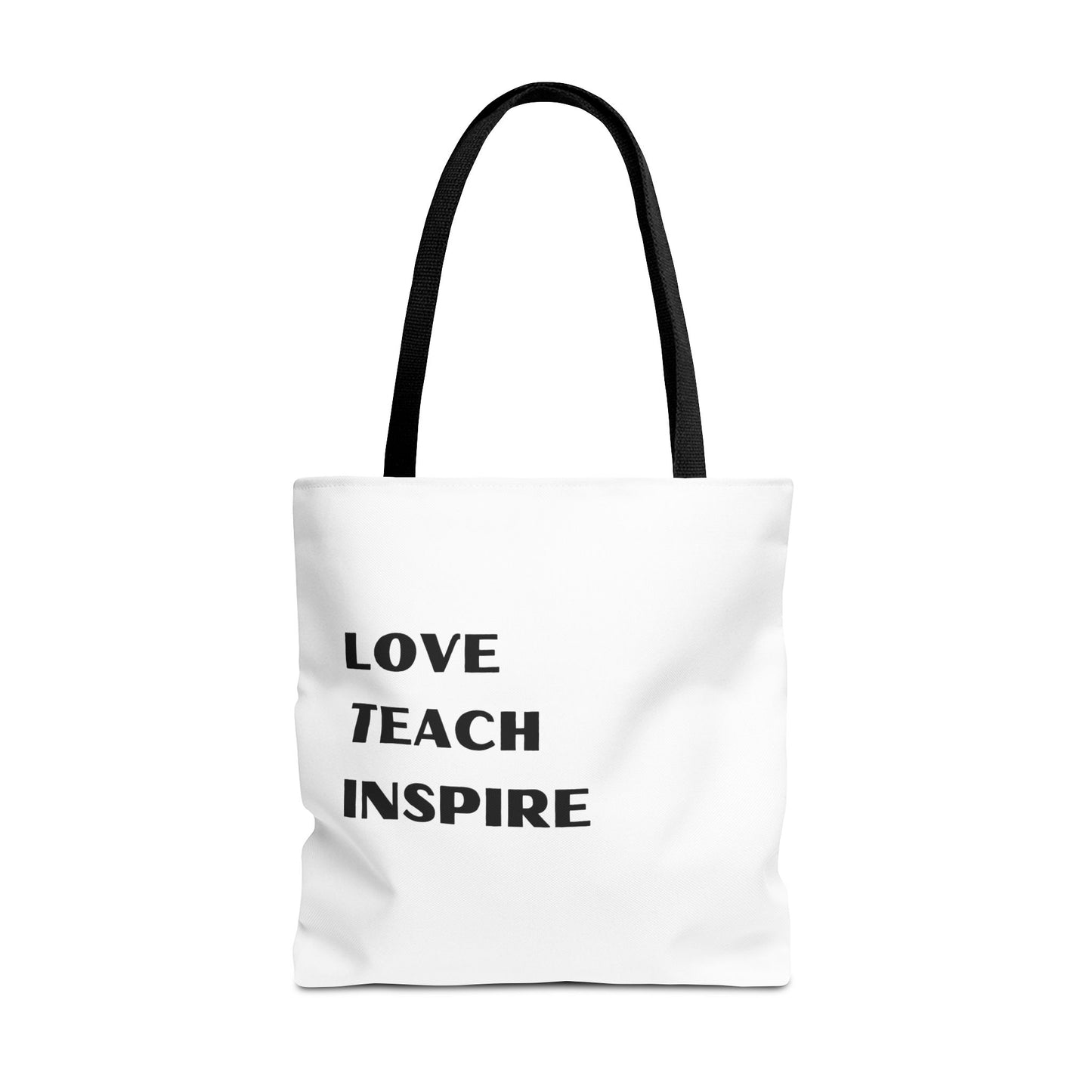 Tote Bag Love Teach Inspire