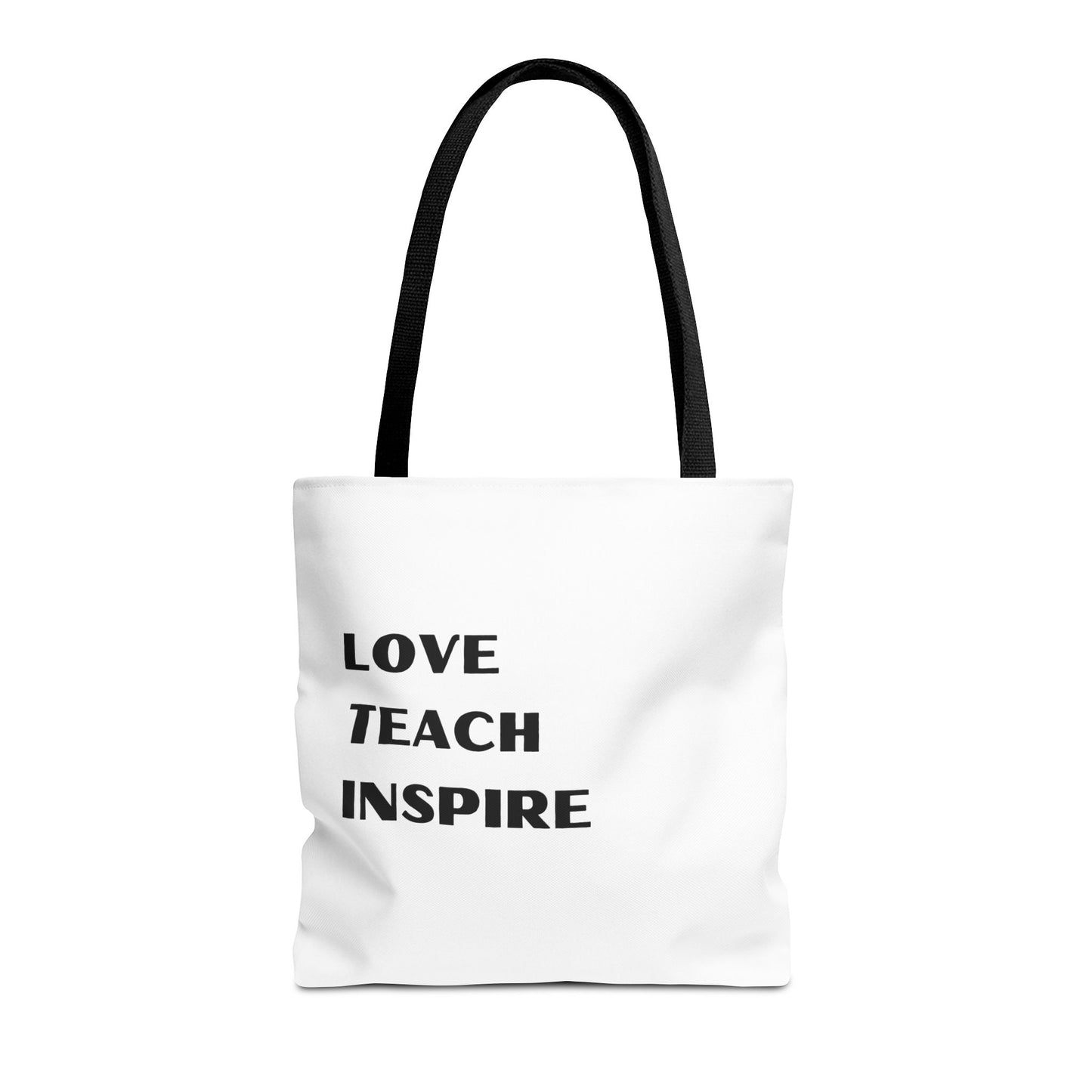 Tote Bag Love Teach Inspire