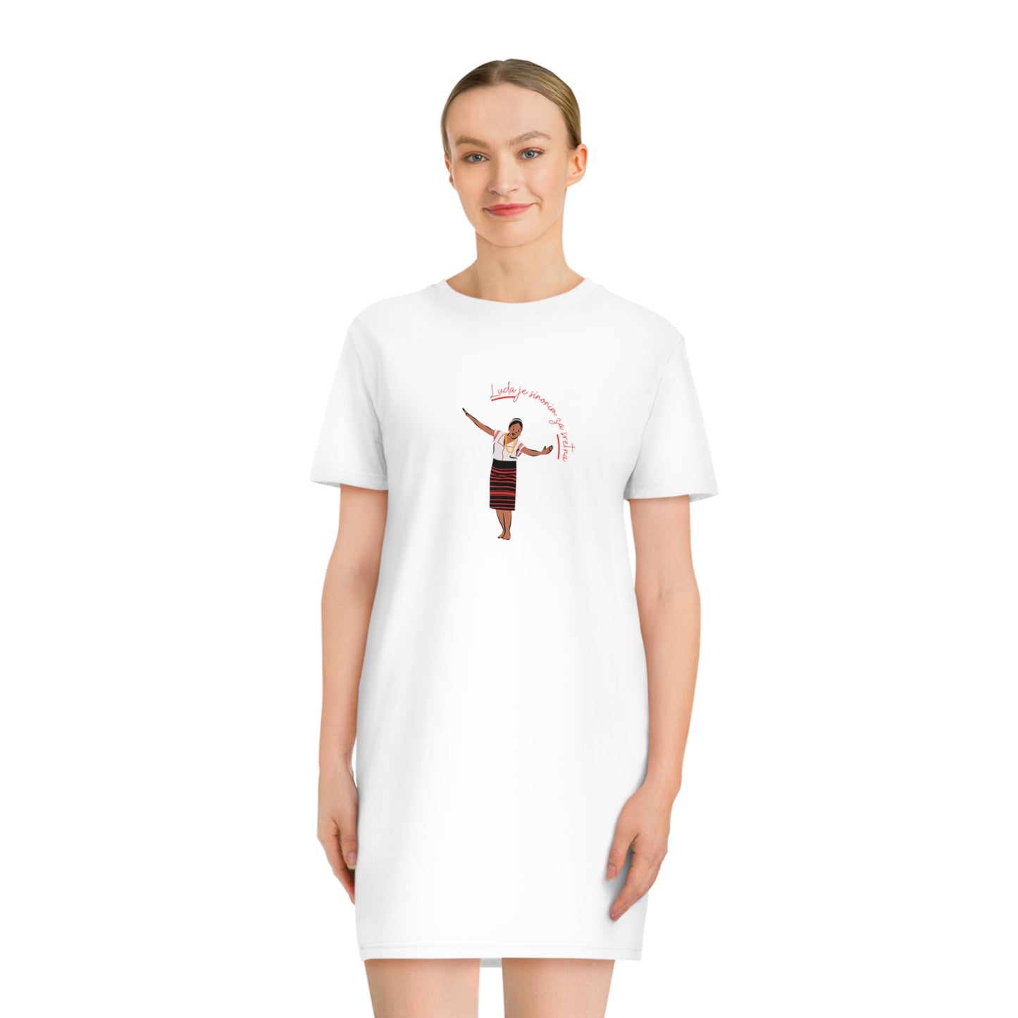 T-Shirt Dress - Happy Design