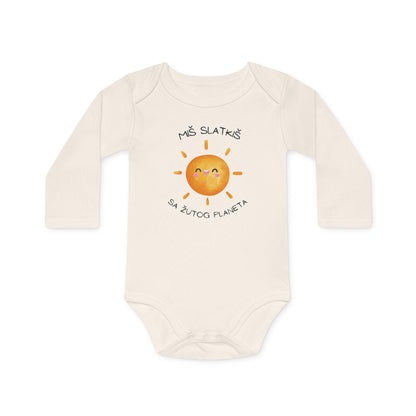 Bodi za Bebe Miš Slatkiš-dugi rukav