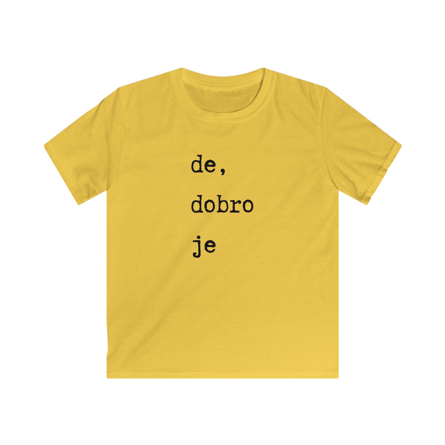 Dječja Majica De Dobro Je