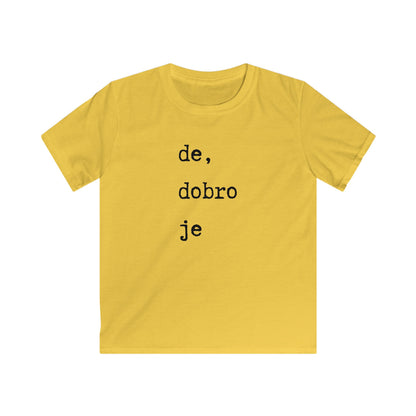 Dječja Majica De Dobro Je